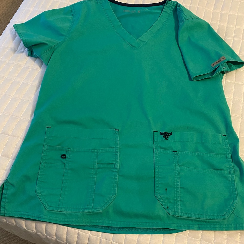 Med Couture green scrub set